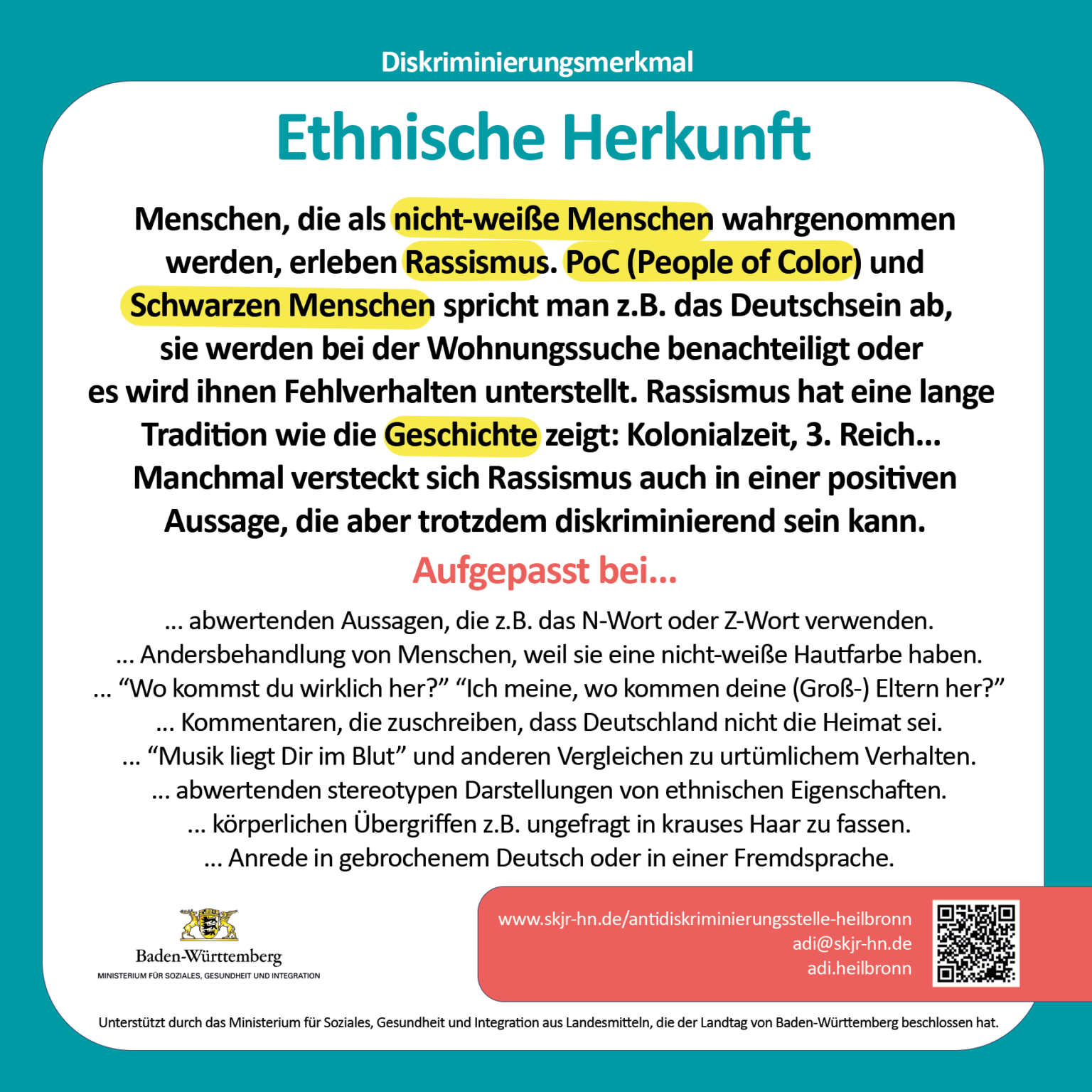 DISKRIMINIERUNG WAS IST DAS? SKJR